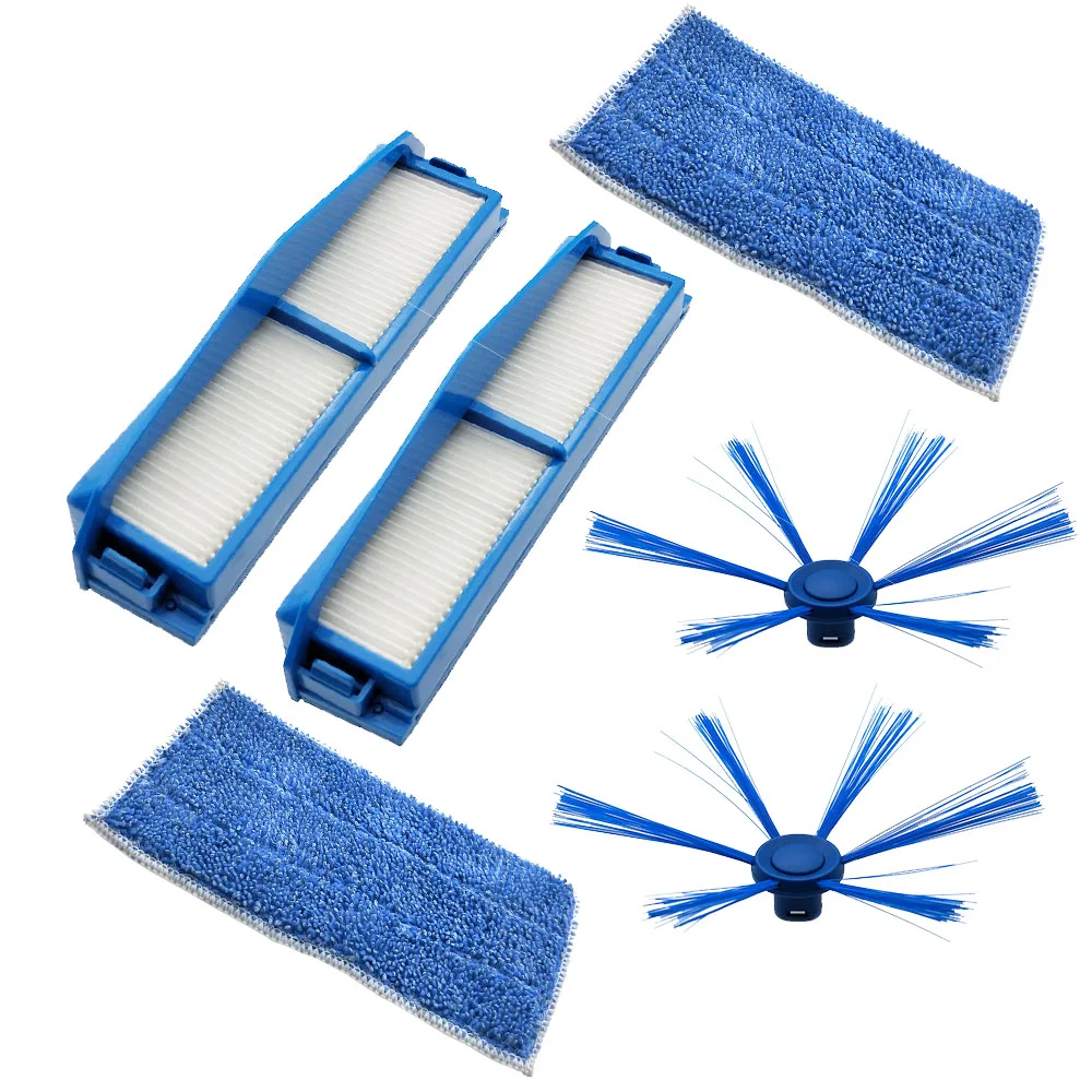 Фильтр HEPA + Боковая щетка тряпка для швабры пылесоса Philips FC8794 FC8796 FC8007 FC8792 запасные