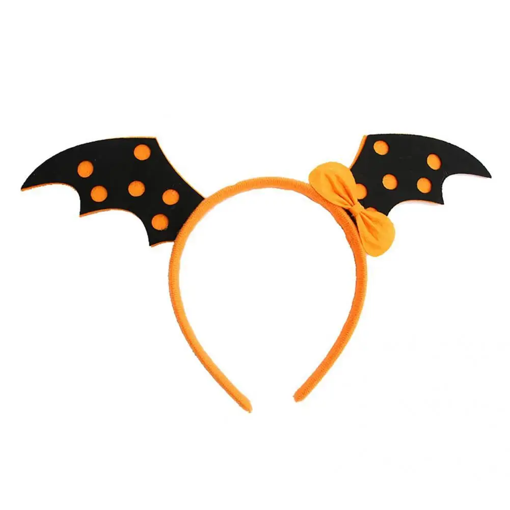 

Cute Pumpkin Shape Hair Band Creative Elastic Plastic Festive Headband for Party