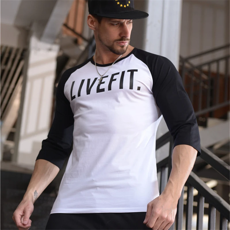 Летние мужские кроссовки для бега спортивные хлопковые футболки и занятий в