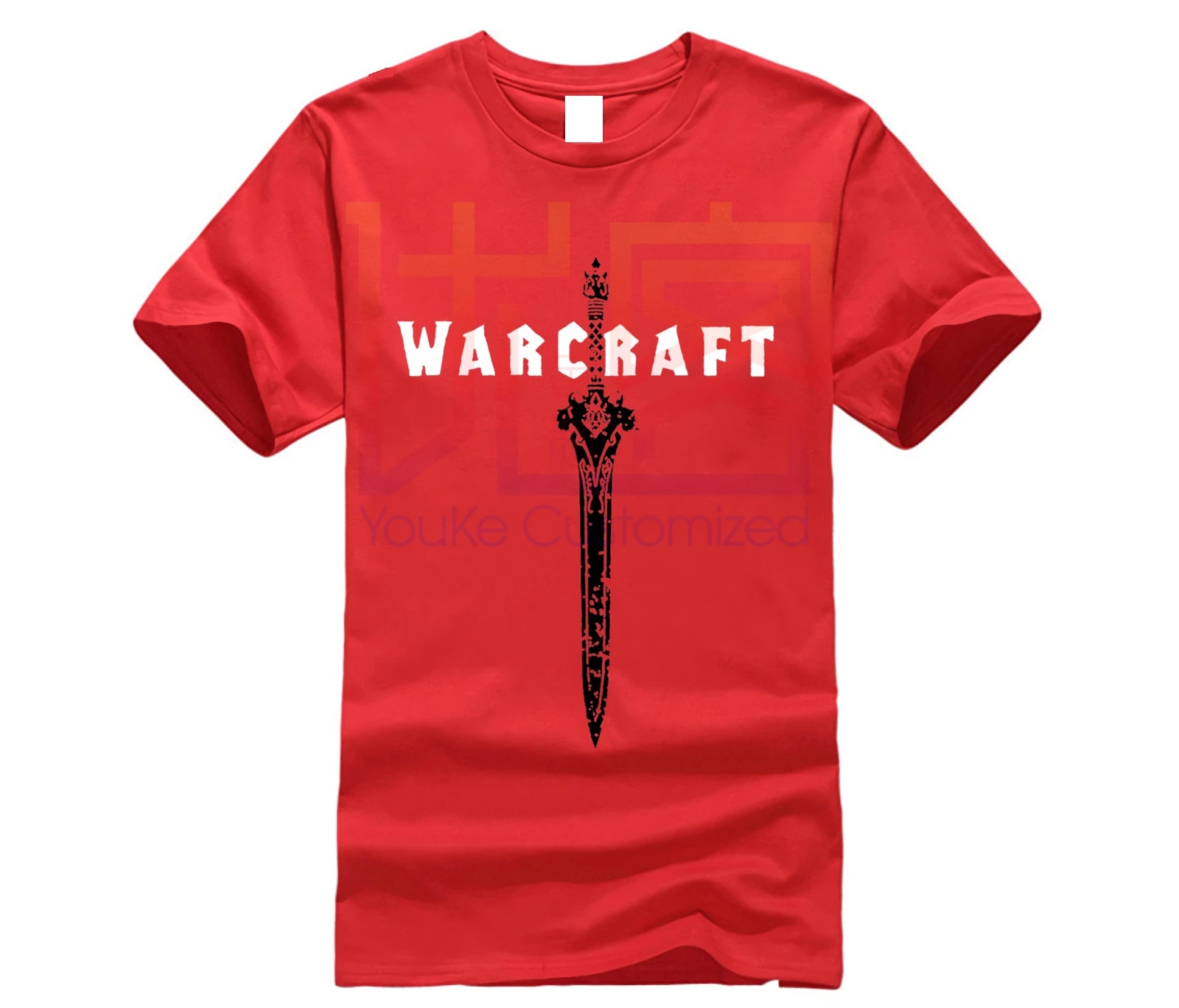 World Of Warcraft Sword футболка новая Лицензированная Merch онлайн игра | Мужская одежда