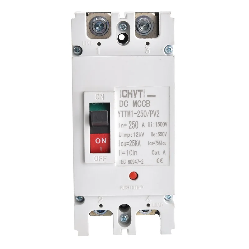 CHYT YTTMI-250/PV2 1P PV прямой ток DC 250V 250A 25kA переключатель солнечной энергии Литой чехол