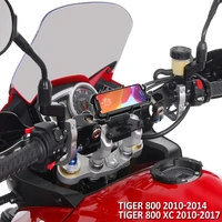 fit for tiger 800 xc 2010 2017 motorcycle navigation bracket gps plate bracket phone holder usb fit for tiger 800 2010 2014