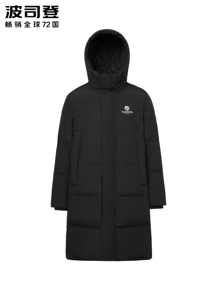Новая мужская длинная теплая и непромокаемая пуховая куртка BOSIDENG ветрозащитное