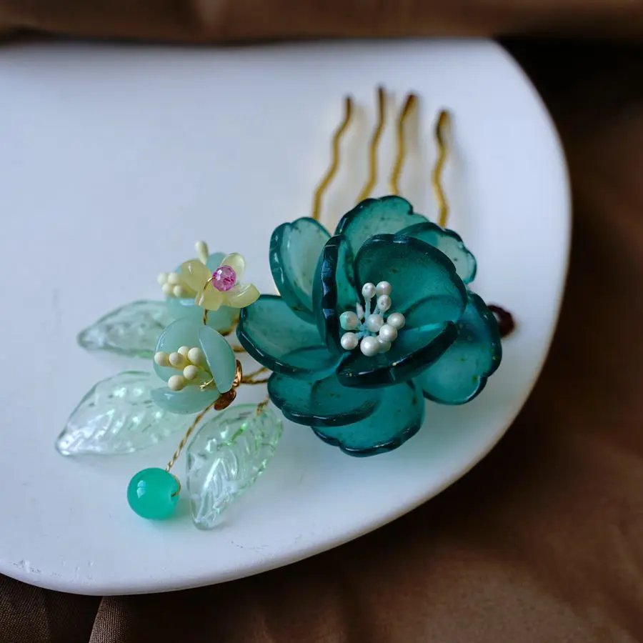 Заколки для волос U-образной формы в китайском стиле ханьфу ручной работы 2021 |