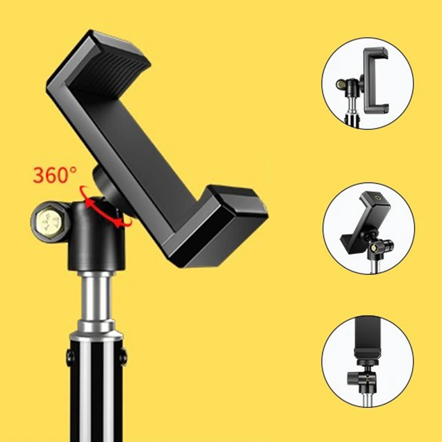 photography tripod mobile phone camera selfie bracket for youtube video live broadcast metal stand retractable folding support free global shipping
