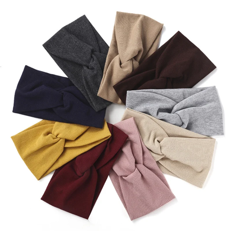 1 шт. детская эластичная однотонная повязка на голову | Мать и ребенок