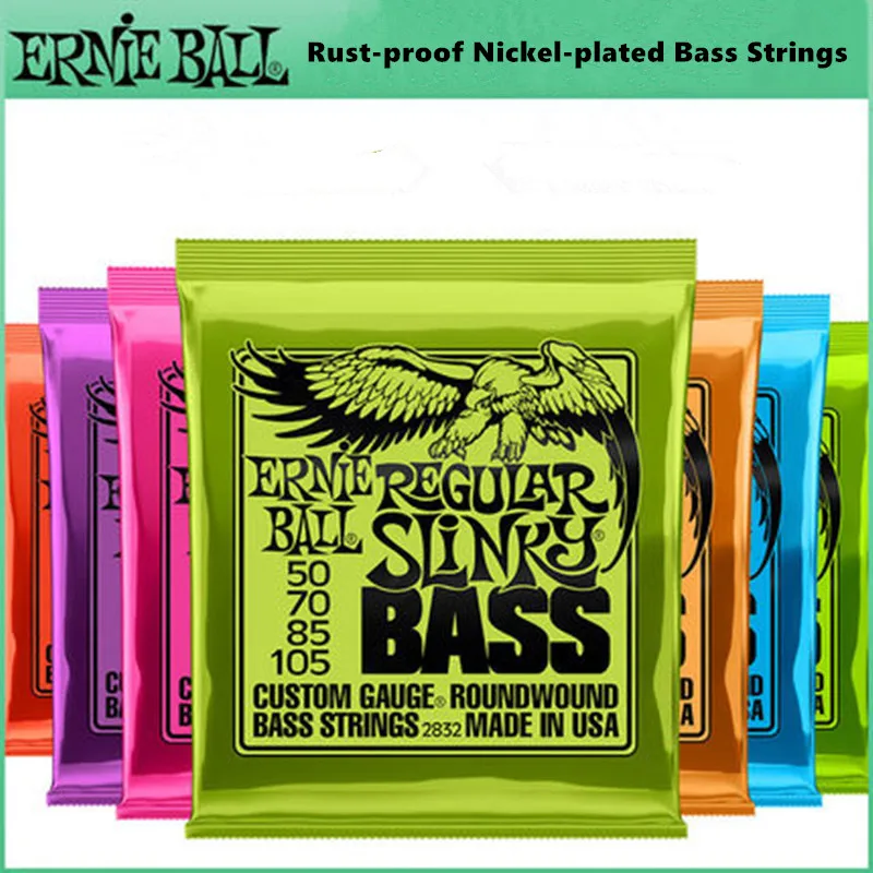 Басовые струны Ernie Ball гибридные никелированные устойчивые к ржавчине 5 4 басовых