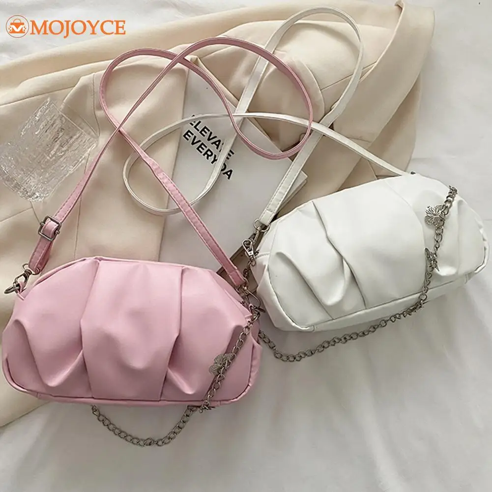 

Сумка-хобо Женская плиссированная из экокожи, на плечо