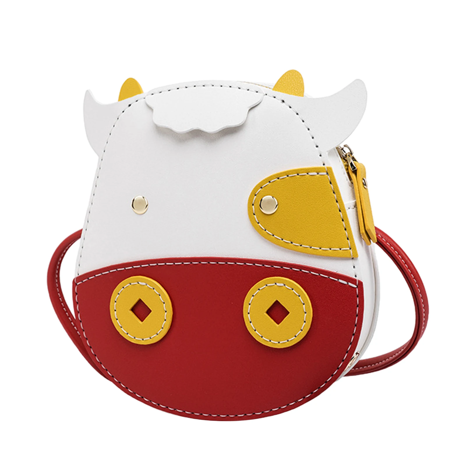 

Women's Cow Shape Cross Body Shoulder Bag Making Craft Kit Handmade Needle Thread Sewing Purse Making Set 200cm/78.7" Bag Strap