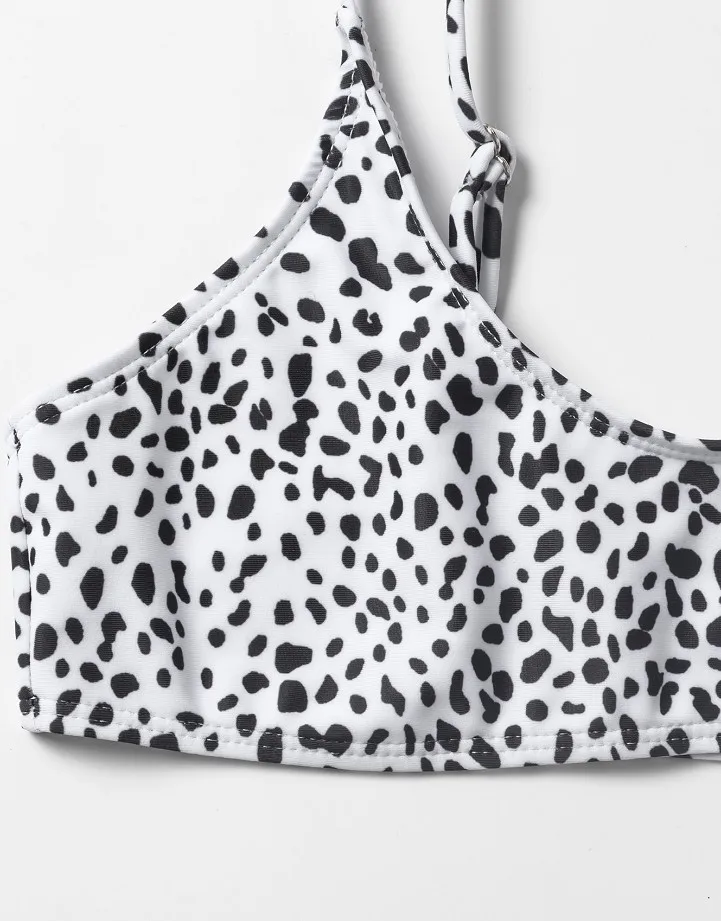 Пуш-ап бикини 2021 сексуальный купальник для женщин с блестками и черными пятнами