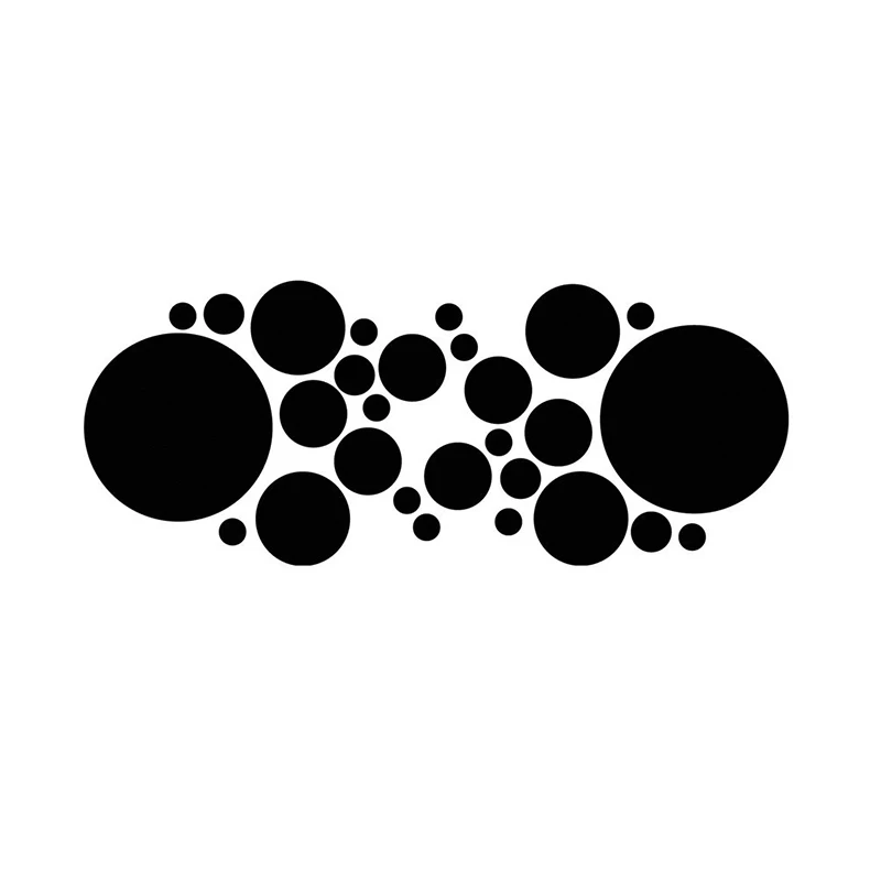 3D зеркальные наклейки на стену круглые сделай сам для телевизора декор стен в