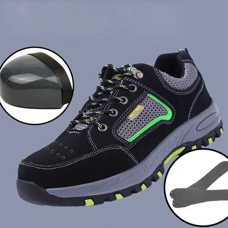 Мужская защитная Рабочая обувь Уличная со стальным носком военные армейские