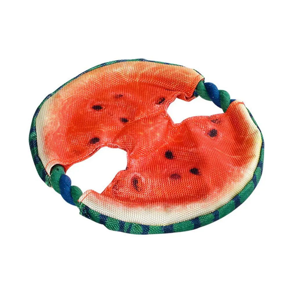 

Creative Watermelon Dog Chew Toys Cotton Durable Pet Toys Playing Biting Assistance Toy For Dog Cat Pet Accessories