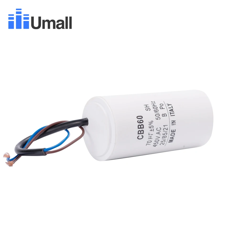 CBB60 450V 70 мкФ Бег супер моторный запускаемый конденсатор с алюминиевой крышкой для подвергать механической обработке электрической разрядки подвергать механической обработке воды насоса кондиционера