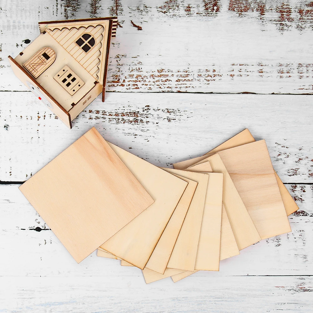 10 шт. деревянная тарелка для песочного стола самолета изготовления моделей
