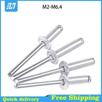 aluminium mushroon head break mandrel blind nail pop rivets for furniture car aircraft m2 m2 4 m3 m3 2 m3 6 m4 m5 m6 4