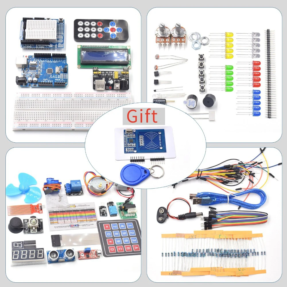 Супер стартовый набор для Arduino R3 с учебником