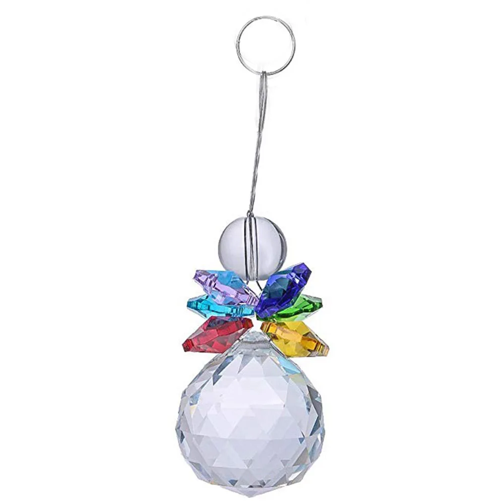 1pc Crystal Glass Prisms Drop Pendant Hanging Car Door Chandelier Wedding Decor | Дом и сад