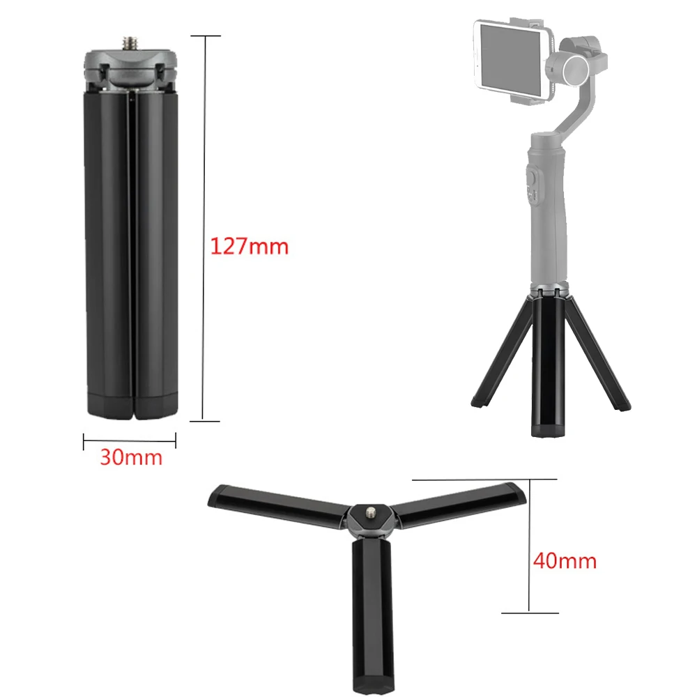 JINTU-trípode plegable de aleación de aluminio para cámara, accesorio para cámara, cardán, monopié Profesional, carga pesada, 1/4 pulgadas
