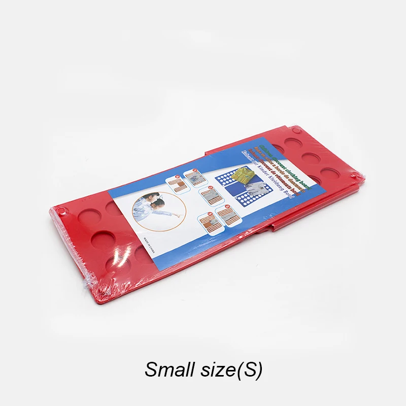 1pc red S A637 Быстрая одежда складная доска качество для взрослых Волшебная Одежда Папка футболки джемпер одежда Бендер ребенок Прачечная футболка СИСТЕМА ОРГАНИЗАЦИИ - Цвет: 1pc red S A637