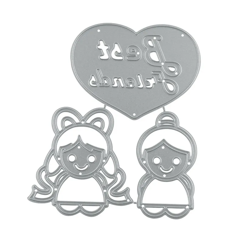 DiyArts лучшие друзья металлические режущие штампы новинка 2019 для изготовления