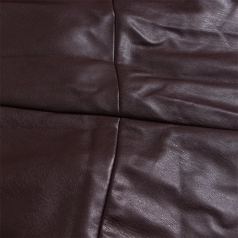 2019 осеннее подиумное одноцветное женское платье из искусственной кожи с длинным