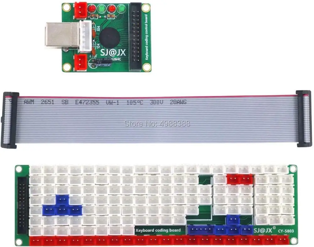 Макетная клавиатура энкодер контроллер настольной игры DIY LED медиа музыка USB 104
