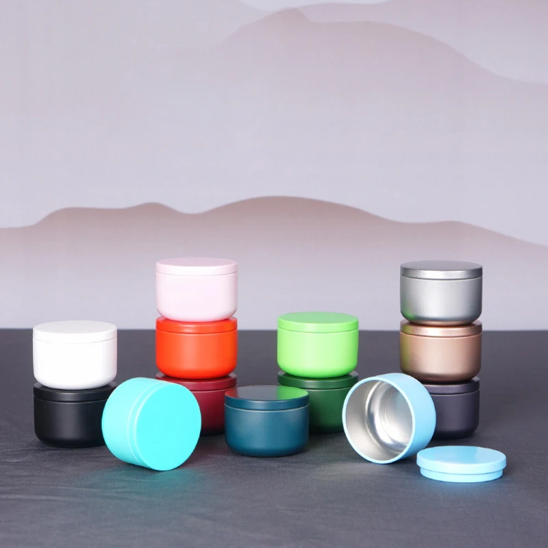 Маленькие круглые чайные банки коробки для хранения кофе запечатанные листы