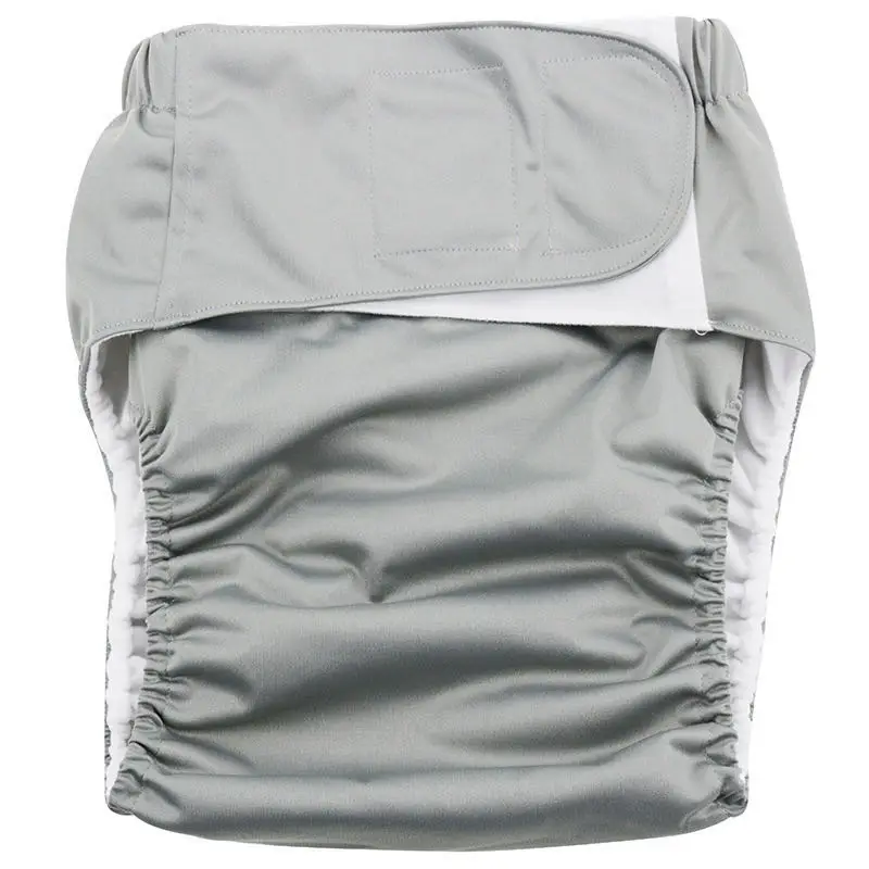 Reusable Adult Diaper for Old people Waterproof Urinary Underwear Adjustable Pocket Nappy incontinence inserts | Мать и ребенок