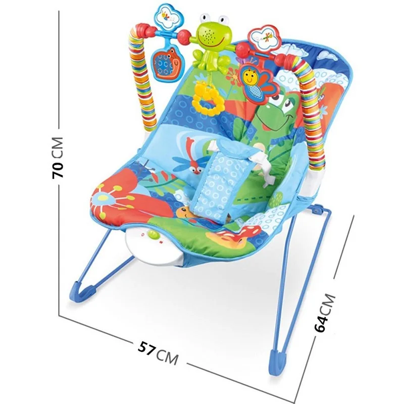 Multi-function Baby Rocking Chair For Newborn Kids Bassinet Cradle Seat With Light Music Electric Rocking Hamaca Bebe Swings images - 6