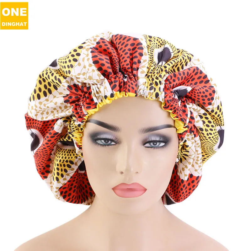 Новинка очень большие размеры Африканский узор принт Анкара женские атласные на