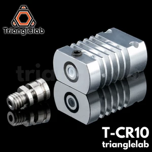 Обновленный комплект Trianglelab T-CR10 Hotend, полностью металлическийПТФЭ радиатор, титановый Тепловой разрыв для женских фотографий, обновленный комплект 3