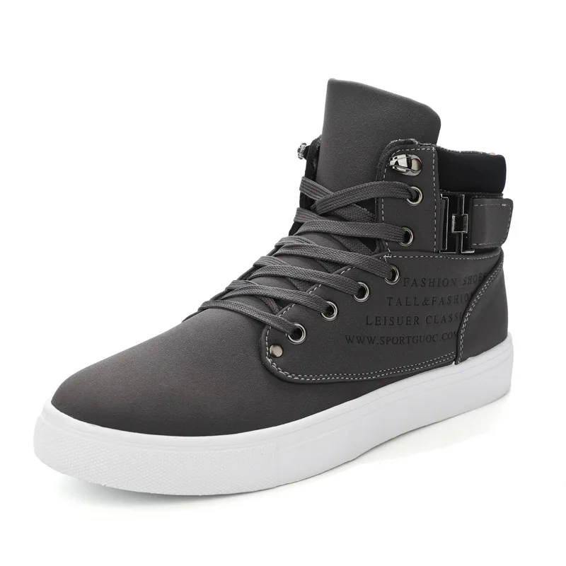 

Ankle Boots Warm Men Snow Boots Winter Lace-up Men Shoes 2019 New Arrival Fashion Flock Plush Winter Boots Men 2021 New