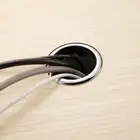 Выходная втулка для кабеля стола из цинкового сплава, круглая заглушка для ПК, держатель для кабеля, вентиляционное отверстие, декоративная мебельная фурнитура