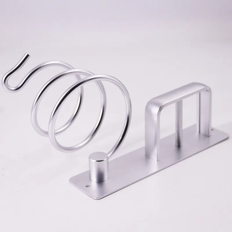 

Blower Bracket Curling Iron Bracket Wall Hair Dryer Metal Bathroom Wall Holder Shelf Storage Rack Home Storage Organizer