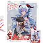 Алмазная живопись 5D сделай сам, аниме Genshin Impact, Алмазная мозаика, художественная вышивка, наборы для вышивки крестиком, домашний декор, новый год 2022, Рождество