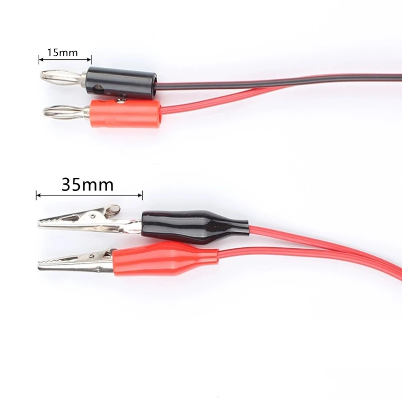 Зажим типа крокодил на штекер банан 1 м | Обустройство дома