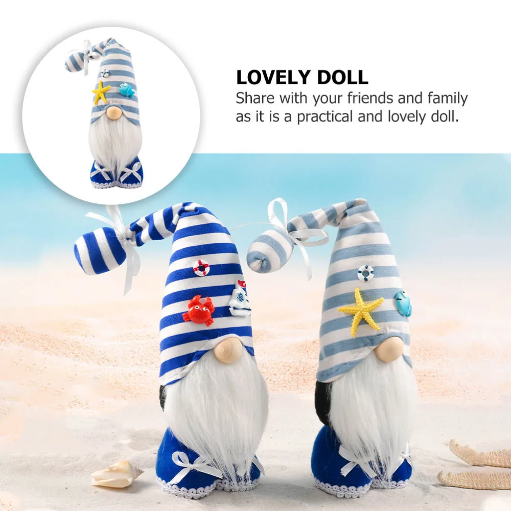 

1Pc Lovely Rudolph Doll Adornment Gnome Doll Home Shop Window Decoration