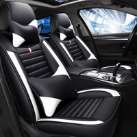durable leather full coverage car seat cover for renault clio kadjar grandtour duster grand scenic laguna twingo car accessories