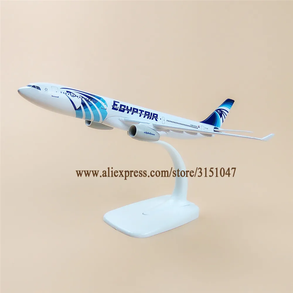 20 см модель самолета EGYPT Air EGYPTAIR A330 Airbus 330 Airways Airlines из металлического сплава литой