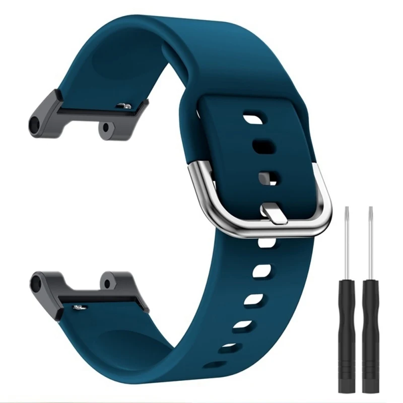 Замененный ремешок для часов для Huawei Amazfit T-REX / T-REX PRO,  силиконовый ремешок с монохромной жизнерадостью | Наручные часы |  АлиЭкспресс