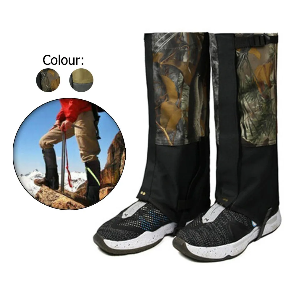 

Outdoor Hiking Hunting Boot Gaiters Waterproof Cycling Snow Leg Shoes Cover Warmer Snake Tourist Camping Trekking Climbing