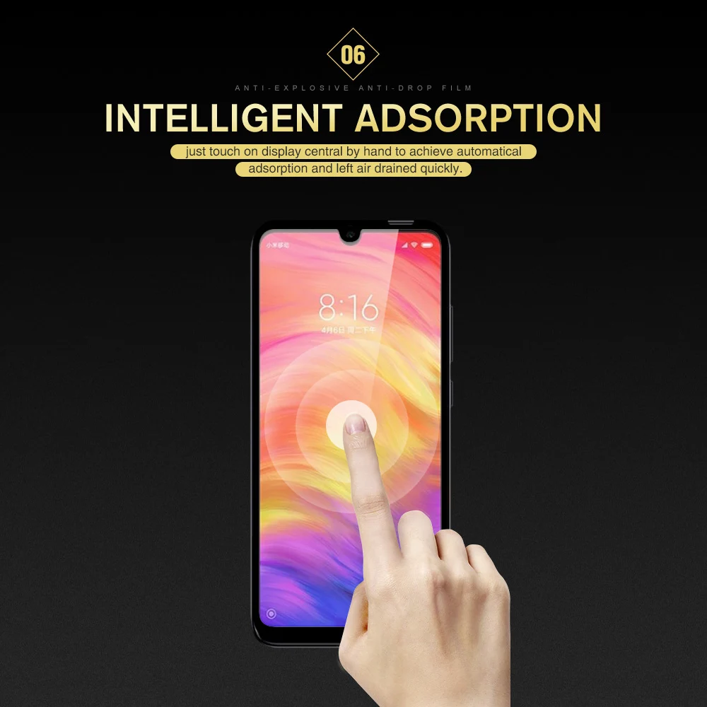 

3D Tempered Glass For Xiaomi Redmi Note 8 7 6 Pro 7A 7 Screen Protector Film On Xiaomi Mi 9T 9 SE A3 Protective Glass Gurad
