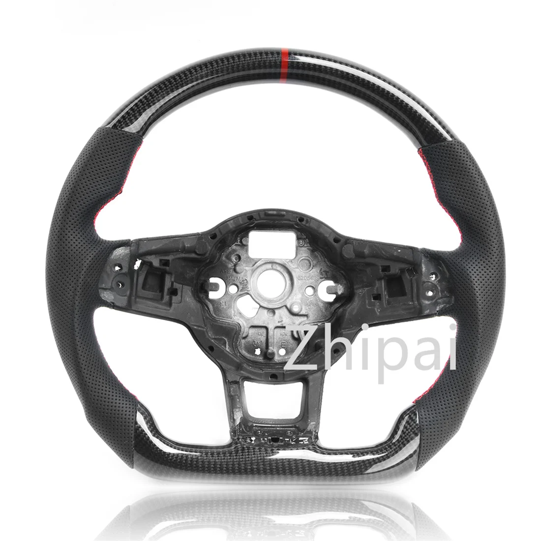 Углеродное волокно и перфорированная кожа для Volkswagen Golf MK7/MK7.5 GTI R с отверстиями