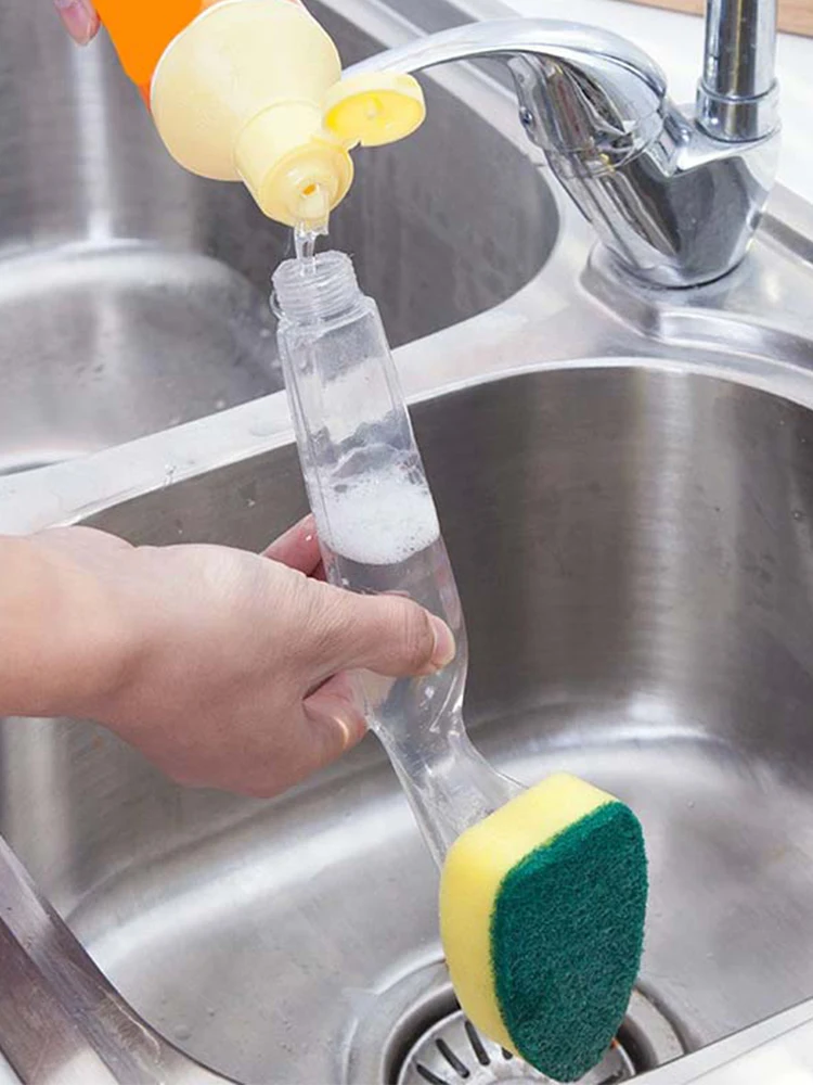 Диспенсер для жидкого мыла Сменная Губка с заправкой чистящие средства щетка