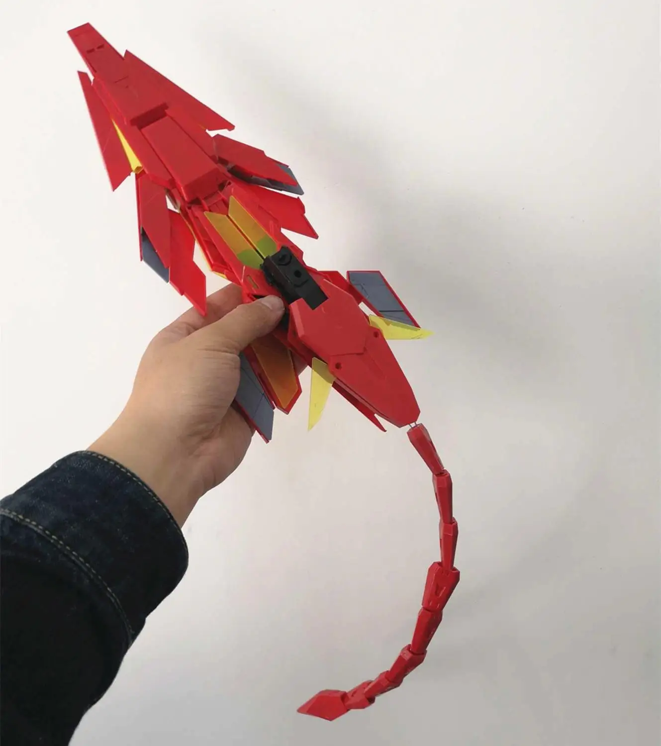 Модель MGJ экран с хвостом для Bandai 1/60 PG RX 0 Unicorn Banshee Phenex FA Plan B Gundam DM025|Игровые фигурки