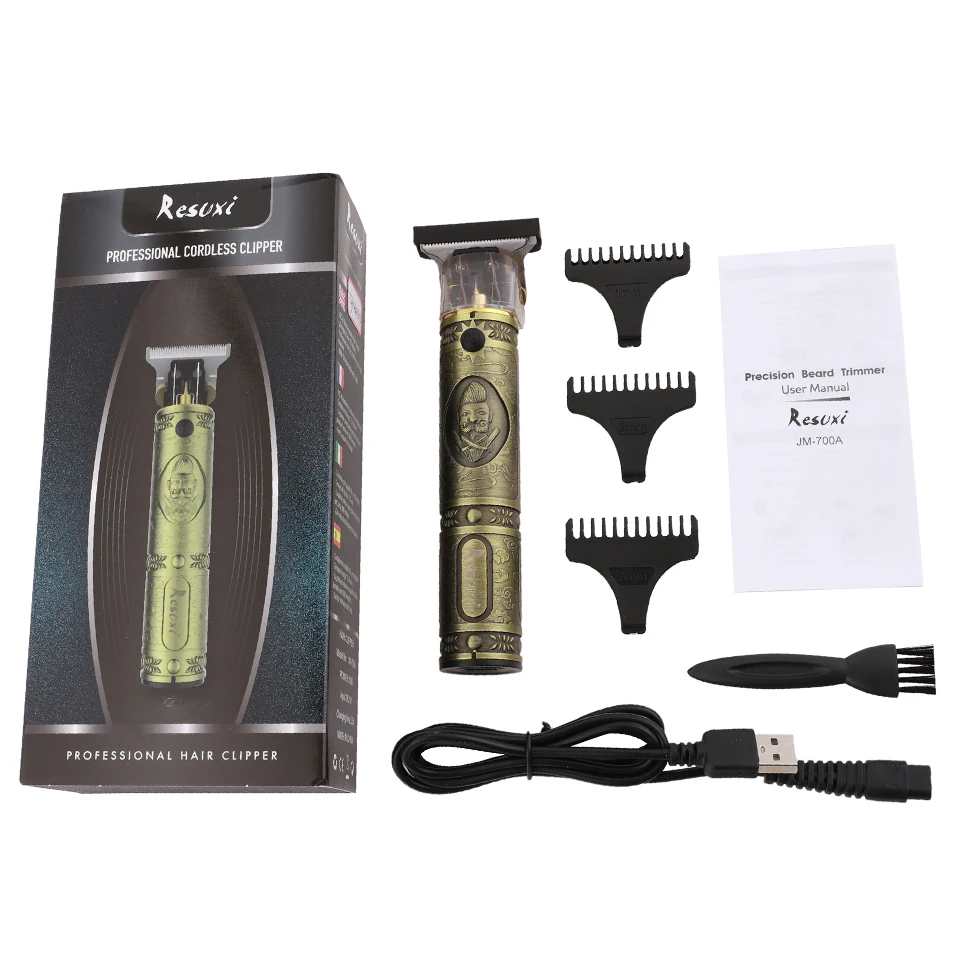 

Rechargeable USB Hair Clipper Trimmer Professional Adult Cordless Electric Hair Cutting Machine Haircut For Men Barber