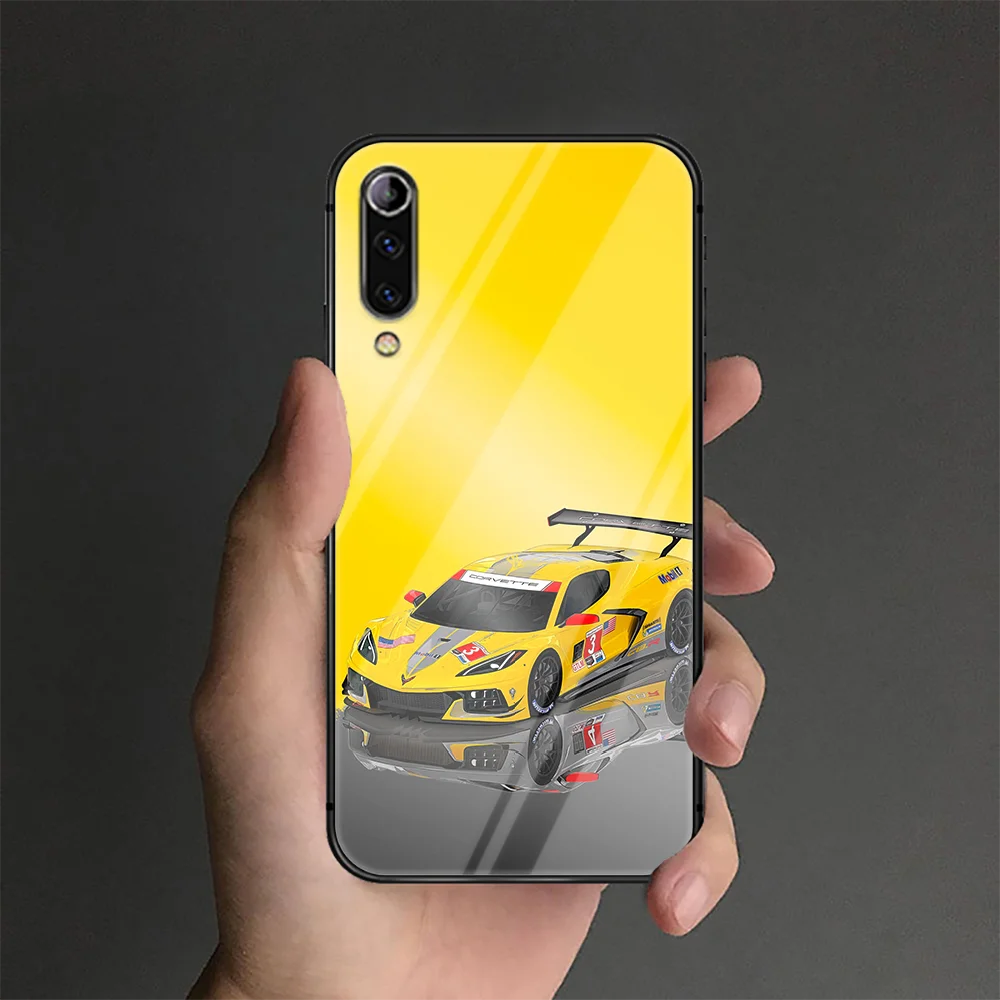 

Chevrolet Phone Tempered Glass Case Cover For Xiaomi Mi A3 Max3 Note 9 10 I T Pro Lite Ultra Hoesjes Black Etui Silicone Bumper