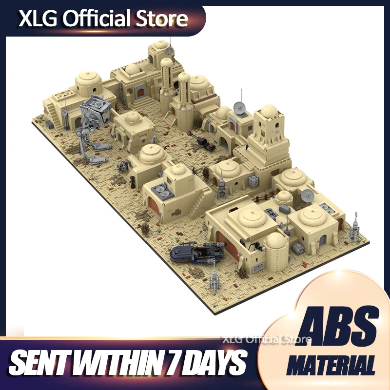 

MOC-53045 Tatooine Mos-Eisley Cantina Diy Building Blocks Bricks MOC Star Movies Scene diy Educational Toys 14845 cs