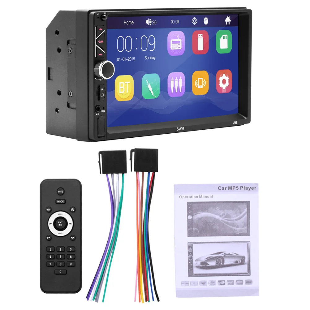 

1 Set Car MP5 Player Car Stereo Receiver Vehicle Multimedia Player Car Radio